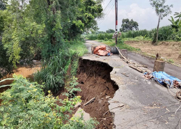 Jalan Longsor sejak April 2024, Warga Pasuruan Keluhkan Lambatnya Penanganan Pemda