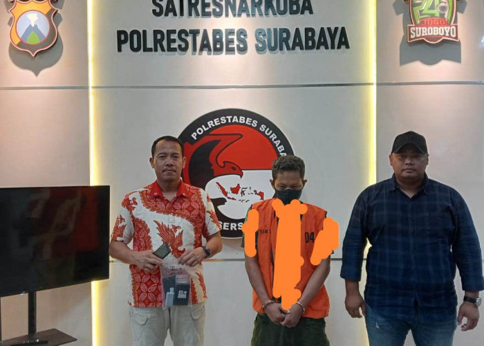 Jualan Kopi, Pengedar Sabu Digerebek Satreskoba Polrestabes Surabaya 