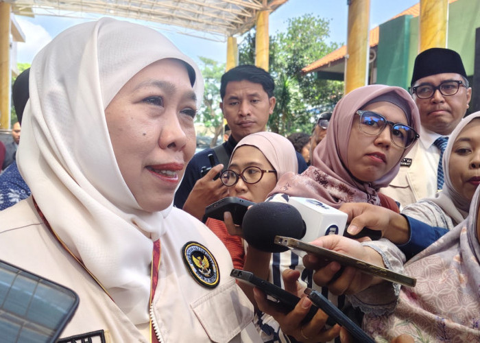 Kasus Pungli ESDM Jatim, Gubernur Khofifah Hormati Proses Hukum