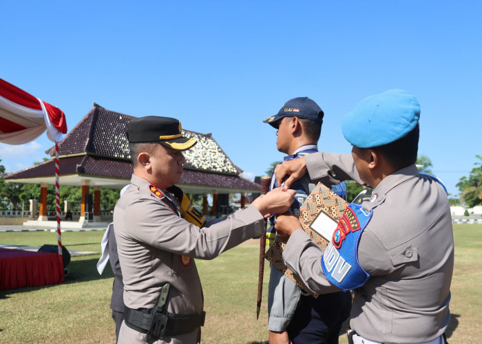 Kapolres Blitar Pimpin Gelar Pasukan Operasi Kepolisian Terpusat Lilin Semeru 2023