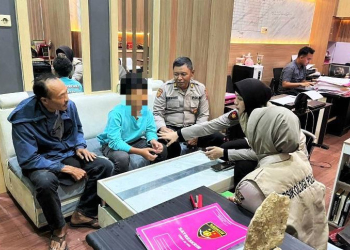 Polres Blitar Beri Dukungan Psikologis Siswa Korban Bullying