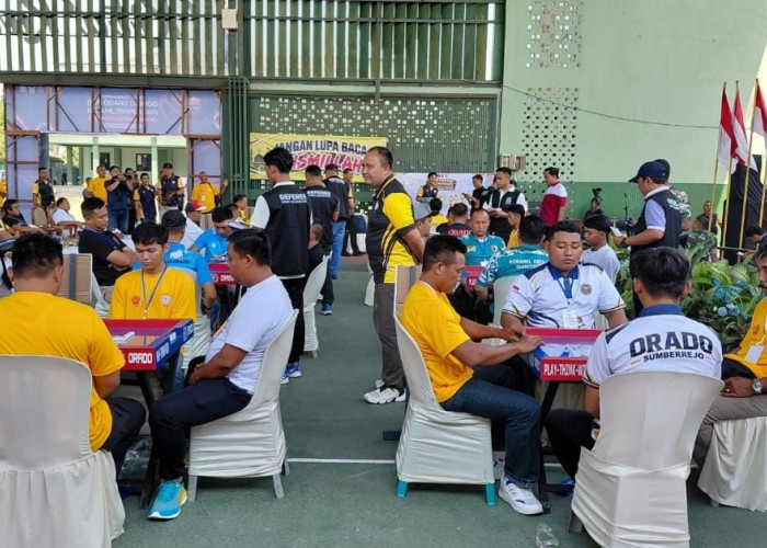 Meriahkan HUT Ke-81 TNI, Kodim Bojonegoro bersama ORADO Gelar Turnamen Domino 101 Piala Panglima