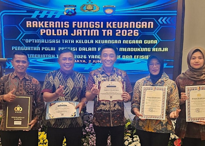 Pengelolaan Keuangan Polresta Malang Kota Terbaik di Jatim Raih Empat Penghargaan