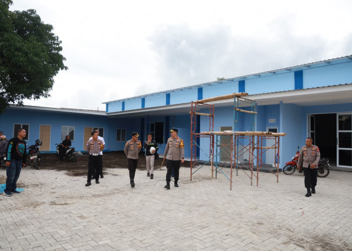 Kapolres Jember Tinjau Progres Pembangunan SPPG Mayang, Target Rampung Akhir Tahun