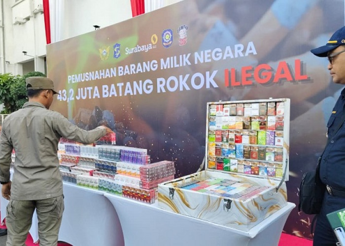 Peredaran Rokok Ilegal Marak di Surabaya, Pengawasan Diperluas ke 31 Kecamatan