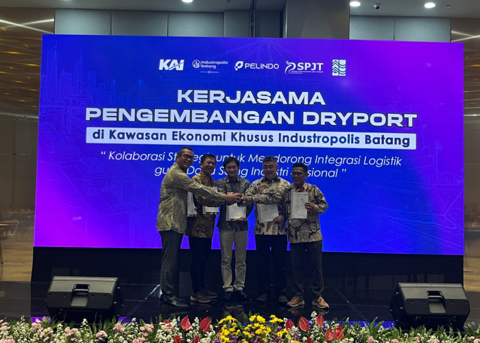 Perkuat Logistik Nasional, Pelindo dan KAI Sinergi Kembangkan Dry Port di Kawasan Industri Terpadu Batang