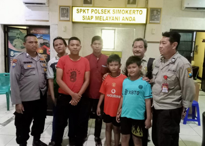 Tiga Anak Tersesat Ditemukan di Polsek Simokerto, Berhasil Dijemput Keluarga