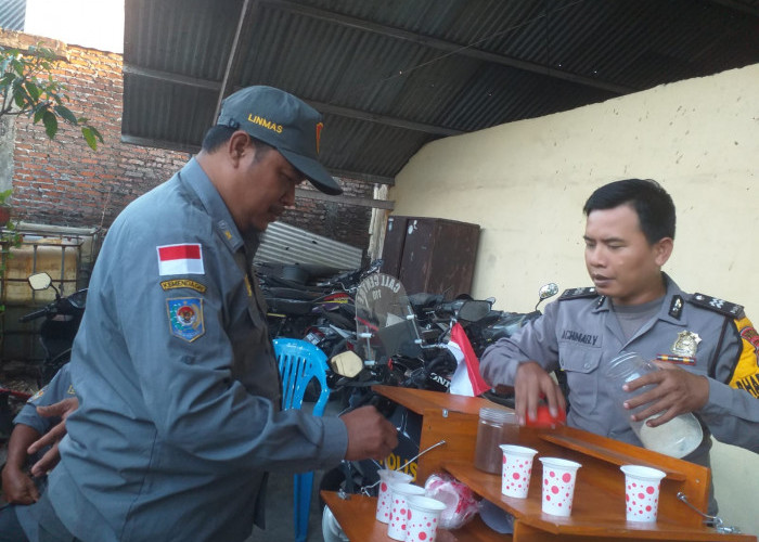 Polsek Balongbendo Gelar Kopi Keliling di Desa Jabaran, Ajak Warga Jaga Kondusifitas Kamtibmas