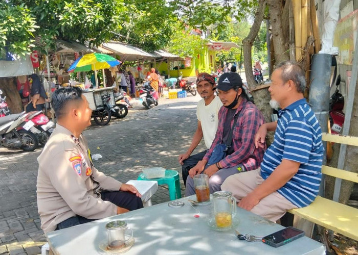 Pererat Silaturahmi, Polsek Wiyung Ajak Warga Pondok Maritim Proaktif Jaga Kamtibmas