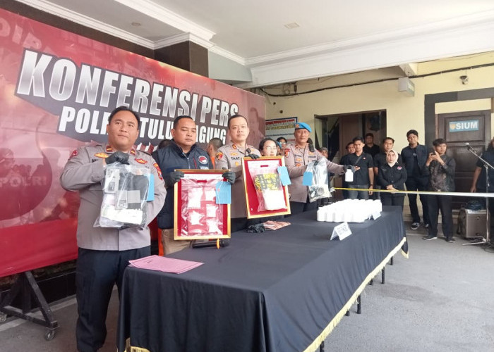 Polres Tulungagung Ungkap Peredaran Sabu Antar Negara