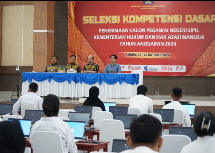 Kemenkumham Maluku Gelar SKD CPNS 2024, Ribuan Peserta Berebut Kursi