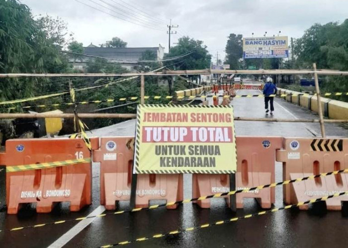 Jembatan Sentong Ambrol, Jalur Bondowoso-Jember Dialihkan ke Dua Rute Alternatif