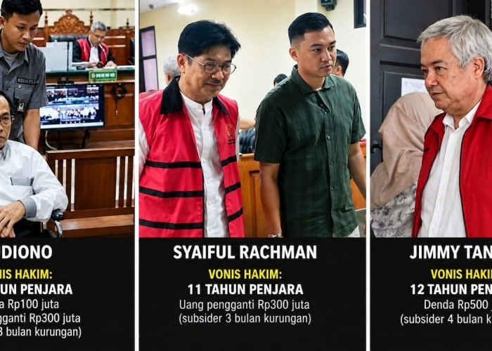 Tiga Terdakwa Korupsi Sarpras Disdik Jatim 2017 Divonis Tinggi, Hakim Tolak Tuntutan Uang Pengganti