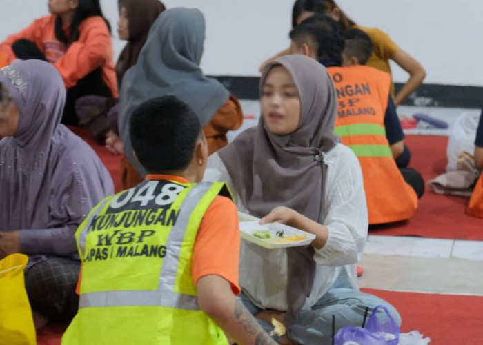 Bukber Warga Binaan dan Keluarga Warnai Ramadan di Lapas Kelas I Malang