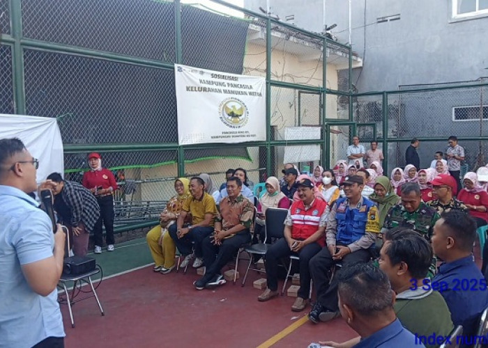 Polsek Tandes Hadiri Sosialisasi Kampung Pancasila di Manukan Wetan