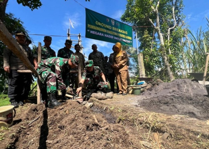 Jembatan Perintis Garuda Lumajang Dibangun, Dandim Sebut Jawaban Kebutuhan Warga