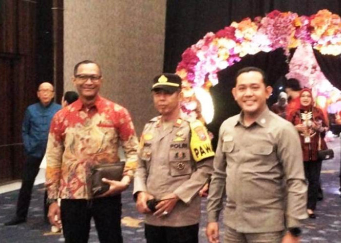 Polsek Lakarsantri Amankan Customer Gathering Bank Mandiri Imlek 2026 di The Westin Surabaya