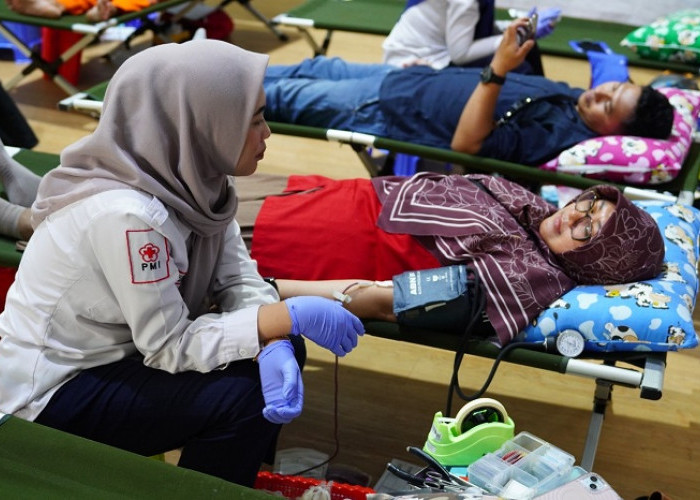 Gelar Donor Darah HUT RI, PLN Indonesia Power UBP Grati Kumpulkan 70 Kantong