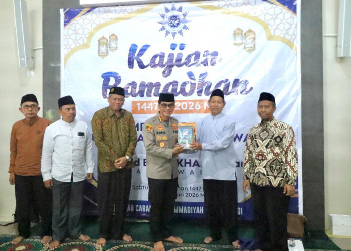 Pererat Silaturahmi, Kapolresta Banyuwangi Hadiri Kajian Ramadan PD Muhammadiyah