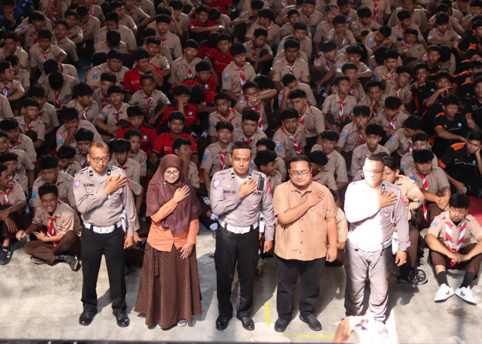 Police Goes to School, Satlantas Polres Ngawi Edukasi Tertib Berlalu Lintas di SMK PGRI 1