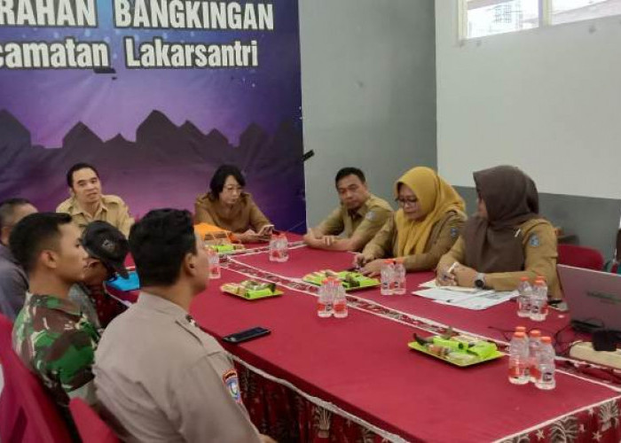 Polsek Lakarsantri Rapat Koordinasi Sengketa Tanah Aset Pemkot Surabaya di Bangkingan