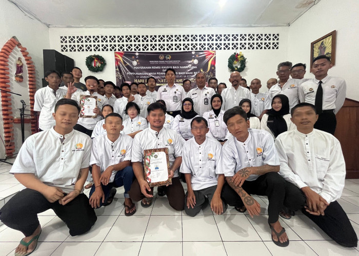 Sebanyak 17 Narapidana Lapas Kediri Dapat Remisi Khusus Natal 2025