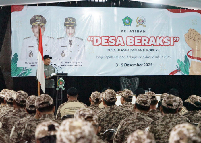 Ratusan Kades di Sidoarjo Ikuti Retret, Wujudkan Desa Bersih dan Antikorupsi