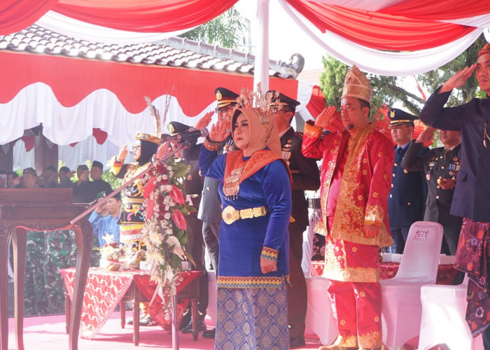 Pimpin Upacara HUT Ke-80 RI, Bupati Amanatkan Gotong-Royong Menuju Magetan Sejahtera