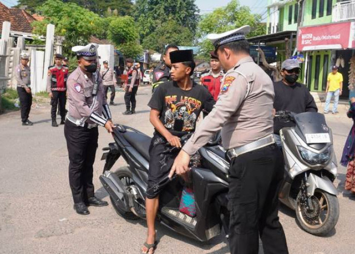 Antisipasi Bandit 3C dan Sajam, Polres Bangkalan Gencarkan Razia KRYD Selama Ramadan