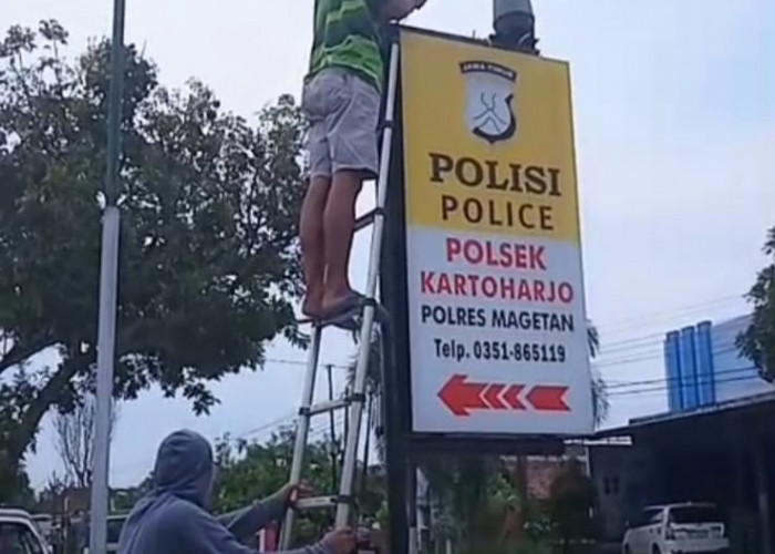 Pantau Keamanan Perbatasan Magetan - Madiun, Polsek Kartoharjo Dapat Bantuan CCTV Warga