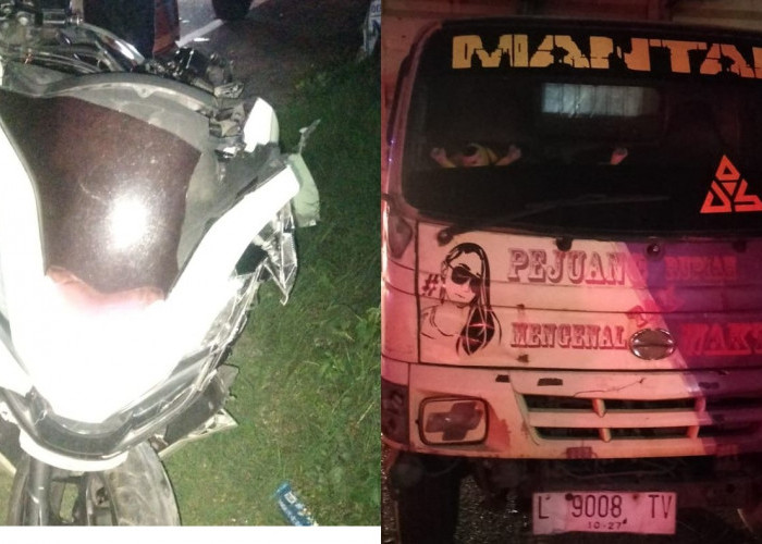 Jalan Minim Penerangan, Wanita Tewas Tabrak Truk Parkir dan Terpental di Driyorejo Gresik