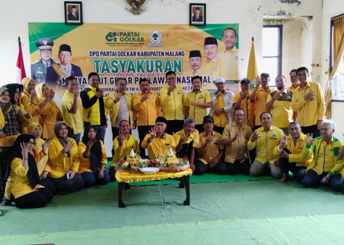Golkar Kabupaten Malang Tasyakuran Atas Gelar Pahlawan Nasional Presiden Soeharto dan KH. Abdurrahman Wahid