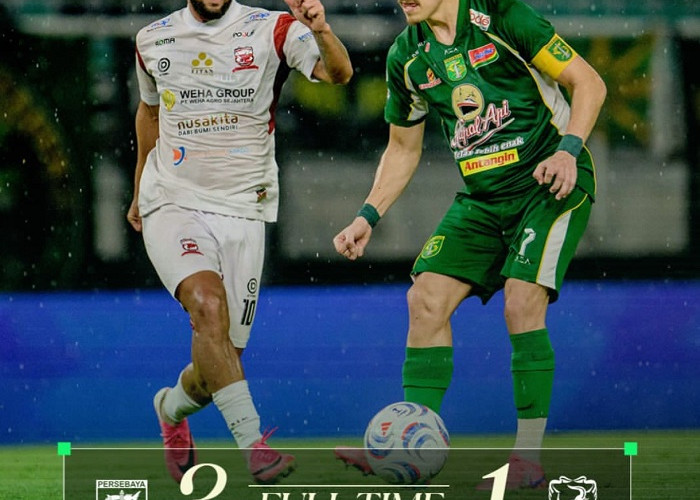 Dua Gol Injury Time Bawa Persebaya Menang 3-1 atas Madura United