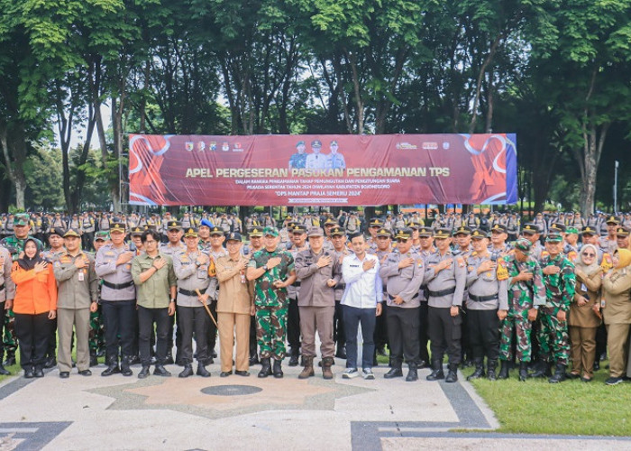 3.458 Personel Gabungan Siap Amankan Pemungutan dan Penghitungan Suara Pilkada Bojonegoro