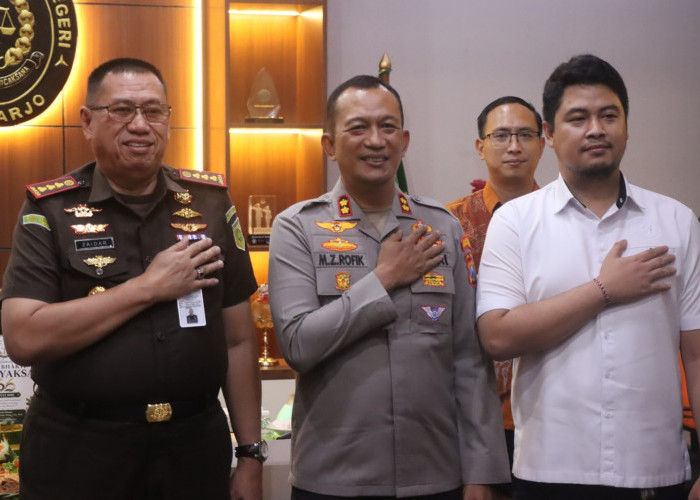 Polresta Sidoarjo Beri Kejutan Hari Bhakti Adhyaksa ke-66, Perkuat Sinergitas Bersama Kejari
