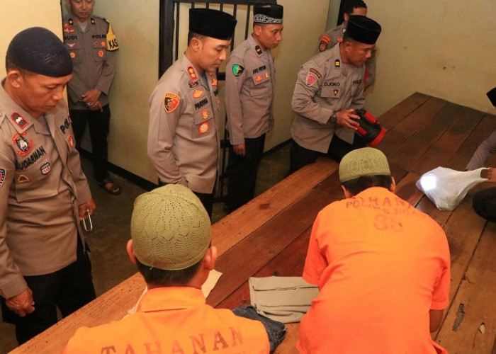 Kapolres Ngawi Cek Tahanan Pastikan Keamanan dan Kondisi Ruang Terjaga