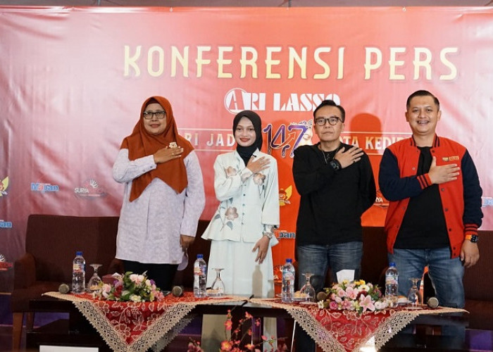 Puncak Peringatan Hari Jadi Ke-1147 Tahun Kota Kediri Dimeriahkan Konser Ari Lasso