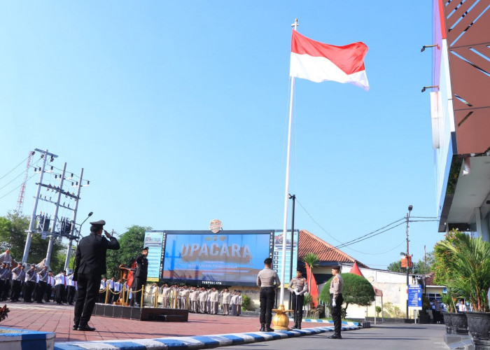 Polres Ngawi Gelar Upacara Hari Lahir Pancasila 2026, Teguhkan Semangat Persatuan Bangsa 