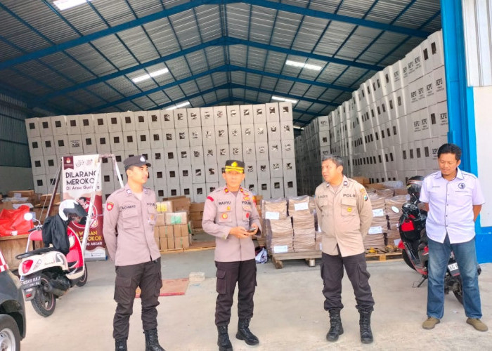 Polres Tulungagung Tingkatkan Pengamanan Gudang Logistik KPU