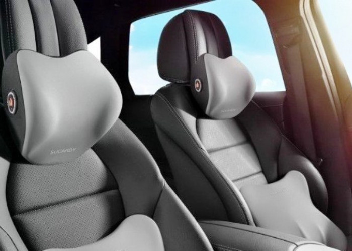 Bantal Leher Mobil ‘Memory Foam’, Tak Bikin Gerah dan Cegah Leher Kaku saat Perjalanan Jauh