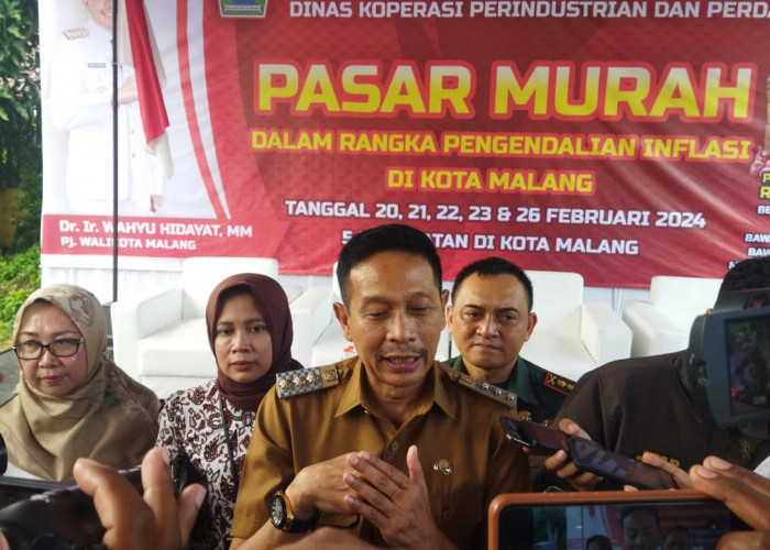 Gelar Pasar Murah, Pj Wali Kota Malang : Ini sebagai Upaya Kendalikan Inflasi 