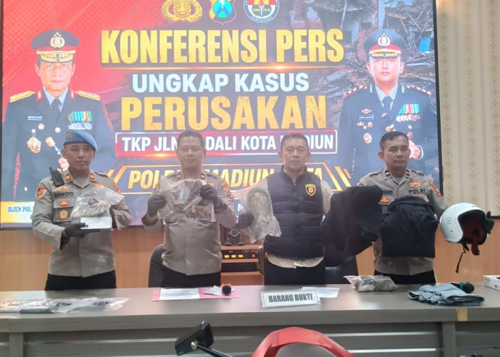 9 Remaja Pelaku Perusakan Rumah Warga  Jalan Dadali Madiun Kota Ditangkap Polisi
