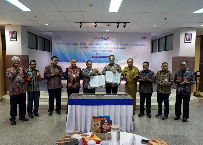 Perkuat KUB, Bank Jatim Teken MoU dan NDA dengan Bank NTT