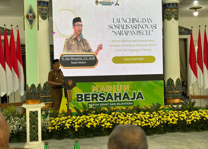 Dekatkan Layanan Adminduk hingga Desa, Pemkab Madiun Luncurkan Inovasi 'SARAPAN PECEL'