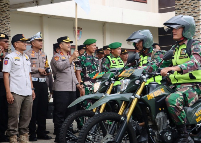 Kapolres Batu Pimpin Apel Gabungan dan Patroli Skala Besar Jelang Pilkada Serentak 2024