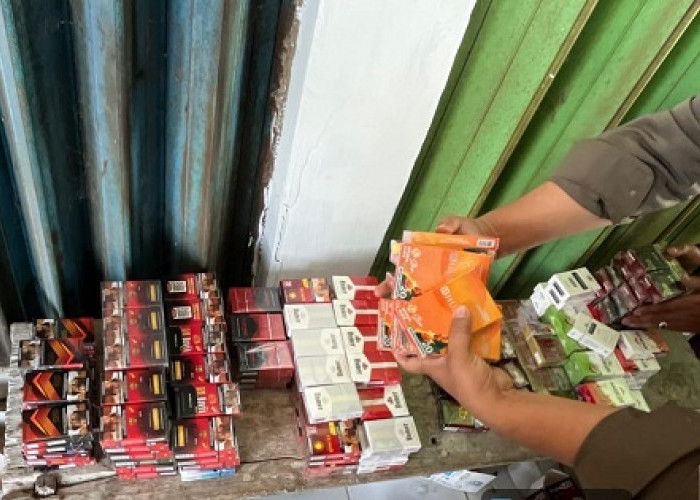  31 Ribu Batang Rokok Ilegal Disikat, Glagah Jadi Temuan Terbesar di Lamongan