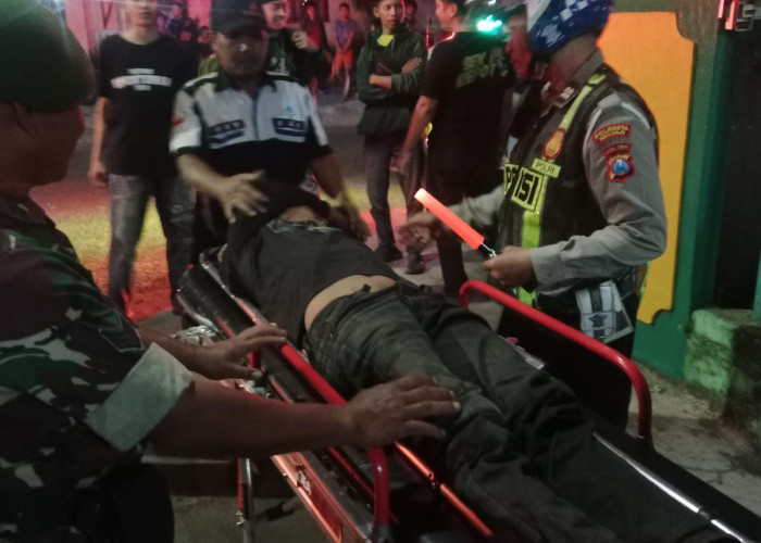 Gerak Cepat Polsek Buduran Tangani Laka Lantas, Evakuasi Korban ke Rumah Sakit
