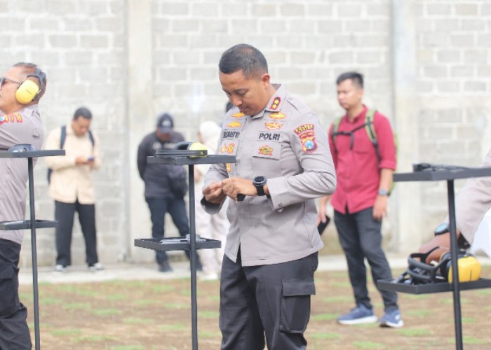 Lapangan Tembak Tathya Dharaka Diresmikan untuk Latihan Personel Polres Kediri 