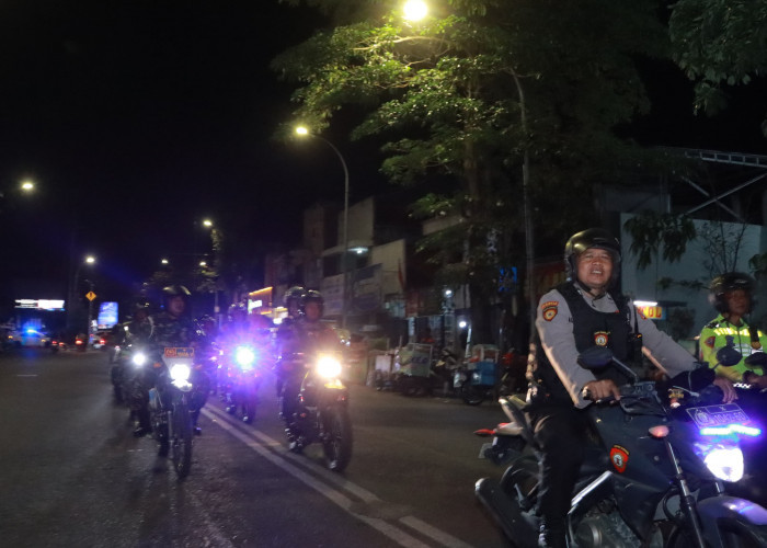 Polres Lamongan Gelar Patroli Skala Besar, Sasar Balap Liar dan 3C