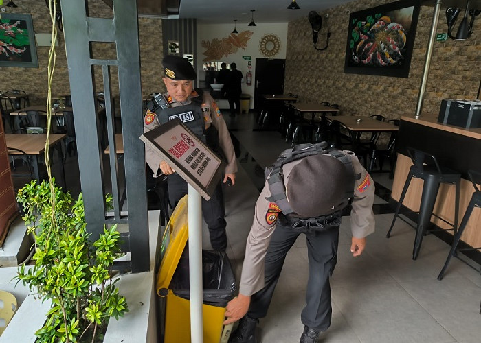 Polres Nganjuk Sterilisasi Hotel Sambut Kunjungan Menteri Perdagangan
